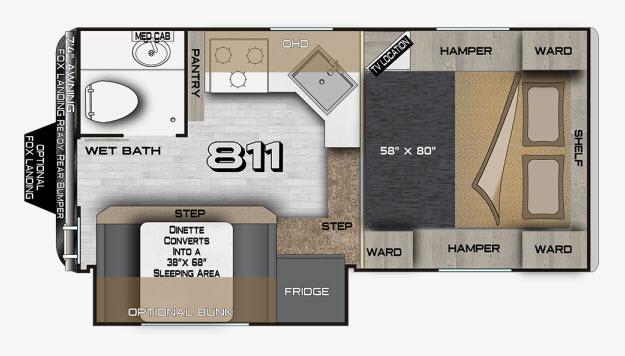 Caravane portée de marque Northwood à vendre à Lanoraie